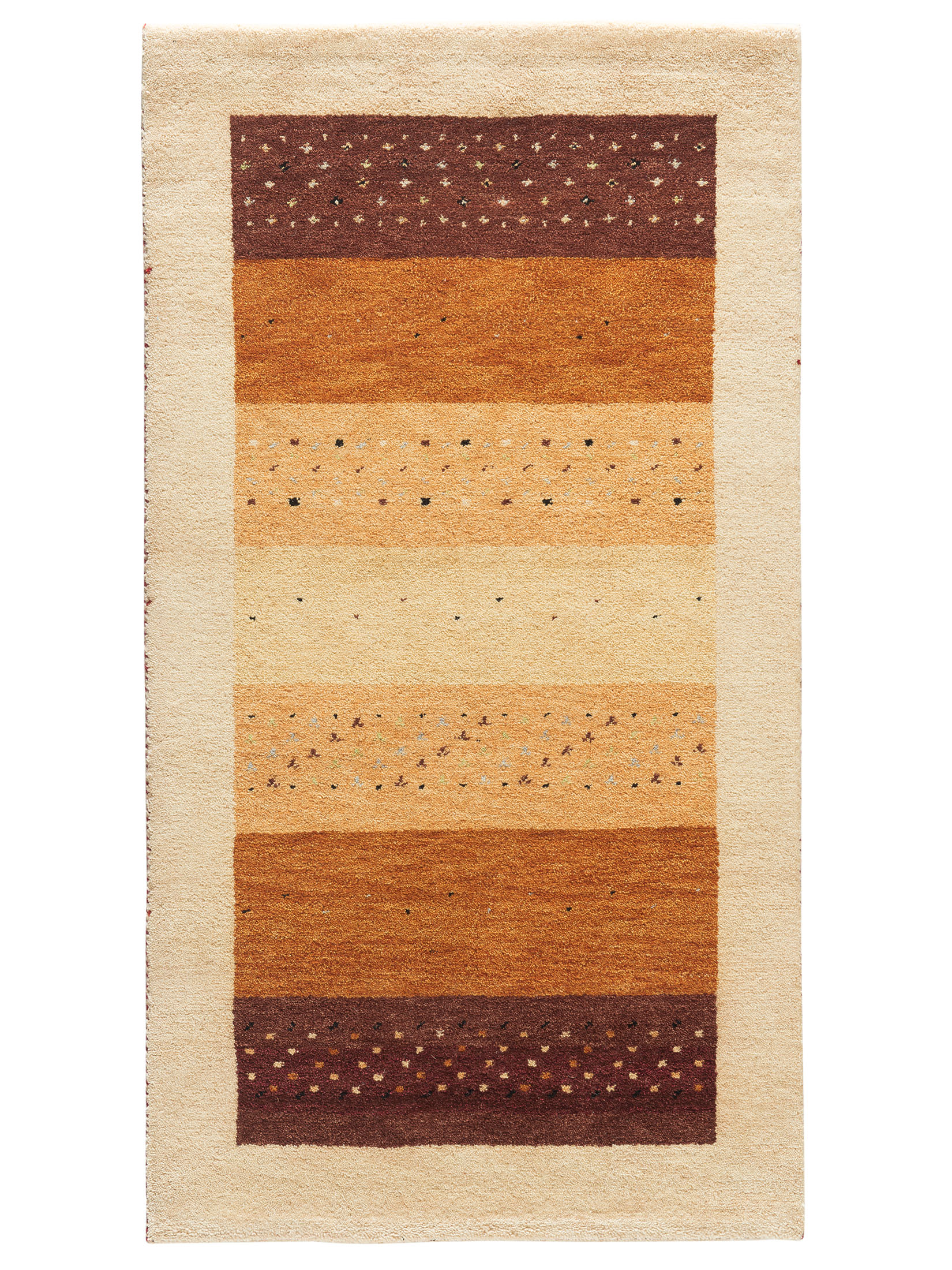 Odisha Gabbeh ca. 87 x 163 cm, Unikat / Einzelstück