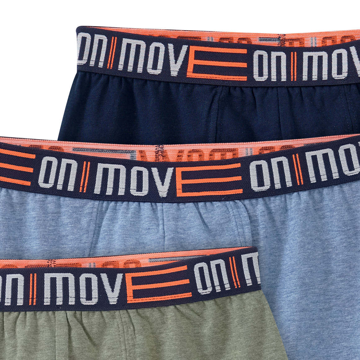 3 Jungen Boxer in Melange-Optik