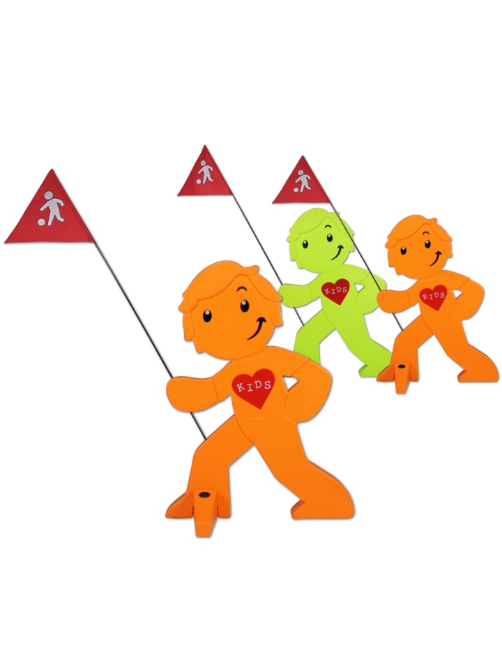 StreetBuddy StreetBuddy Warnfigur für Kindersicherheit in Grün und Orange, 3-er Pack (1/2) günstig kaufen onesize