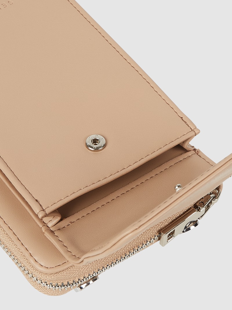 Handytasche in Leder-Optik in sand