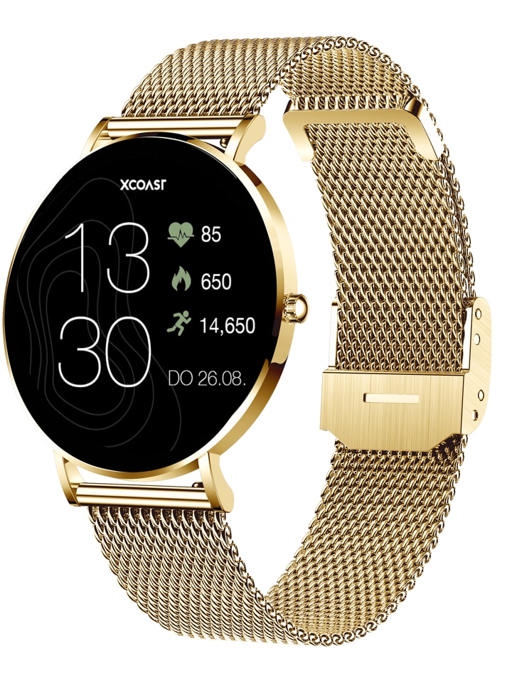 XCOAST Smartwatch XCOAST SIONA 2 in Gelbgold günstig kaufen onesize