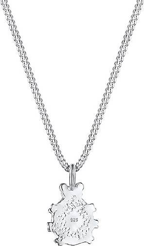 Elli Halskette Kinder Marienkäfer Talisman Emaille 925 Silber