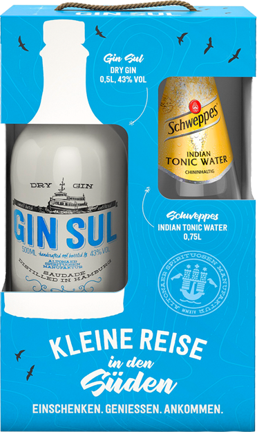 Gin Sul + Schweppes Tonic Water