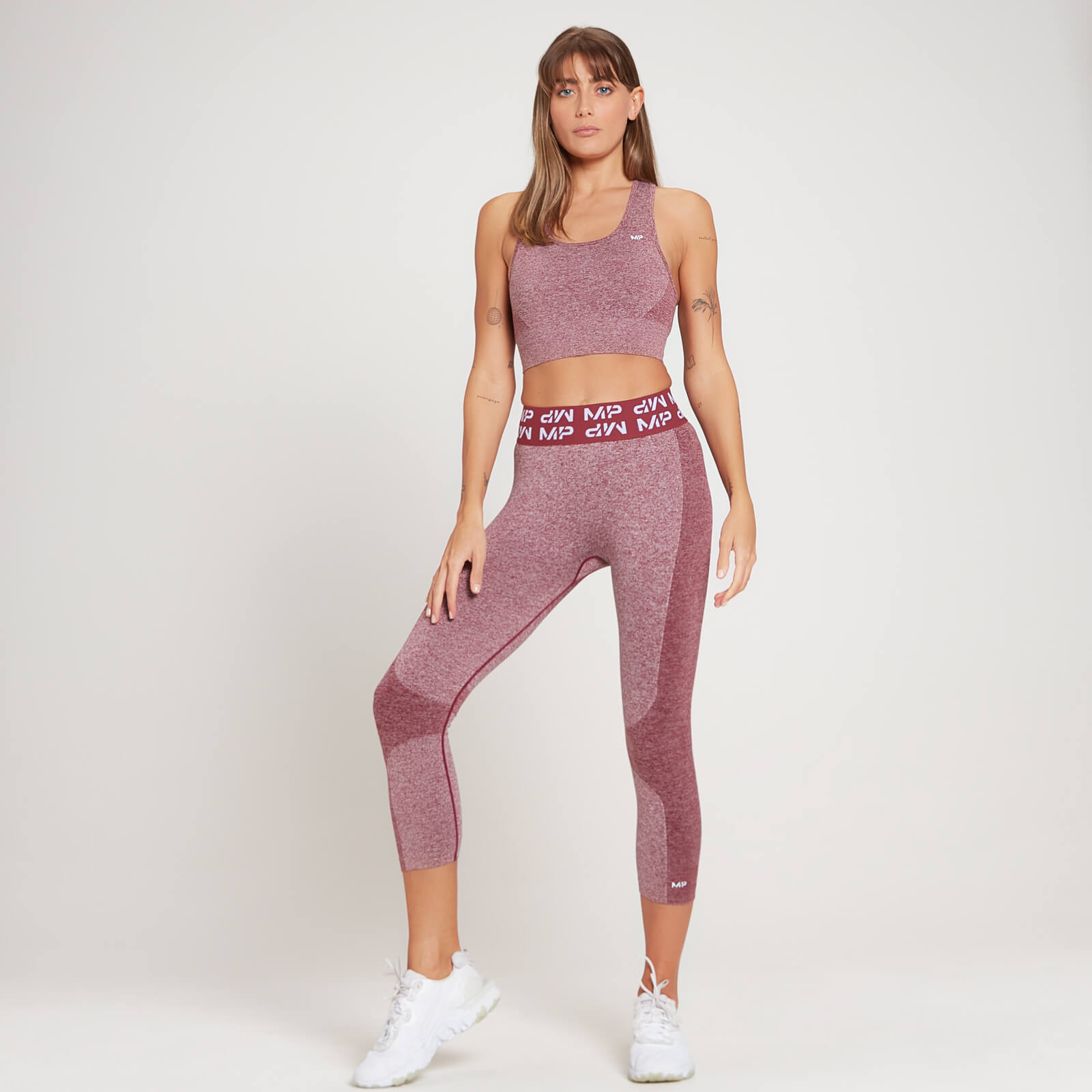 Legging ¾ MP Curve pour femmes – Cerise noire