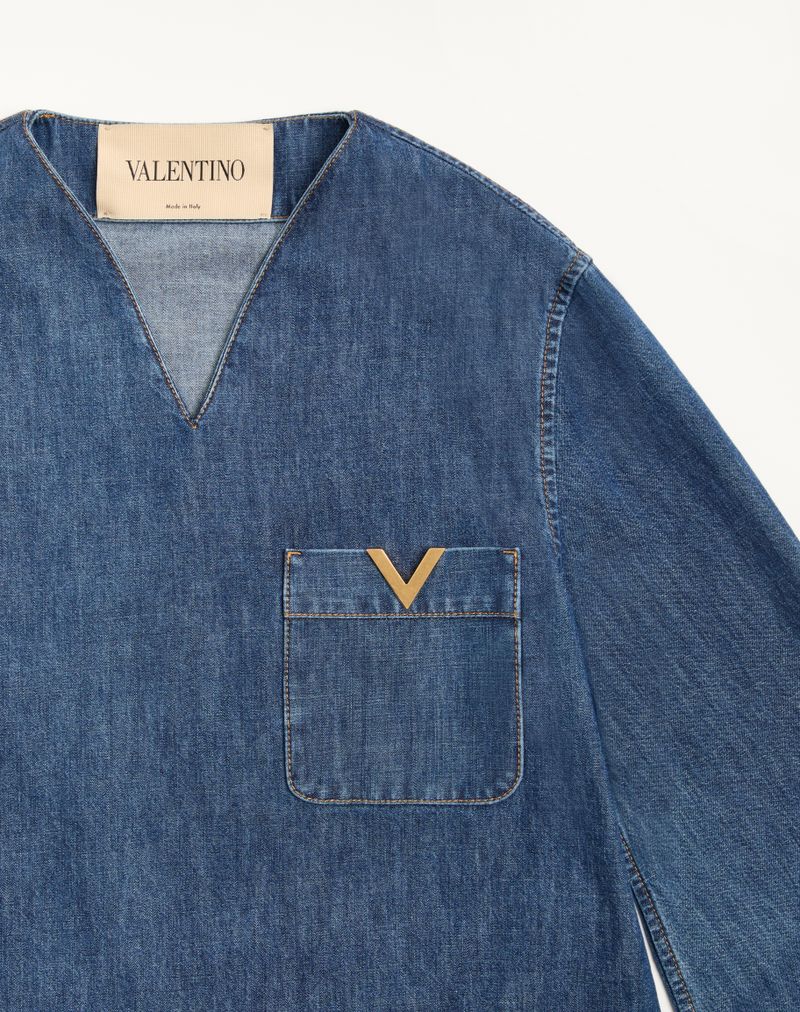 Camisa jeans chambray