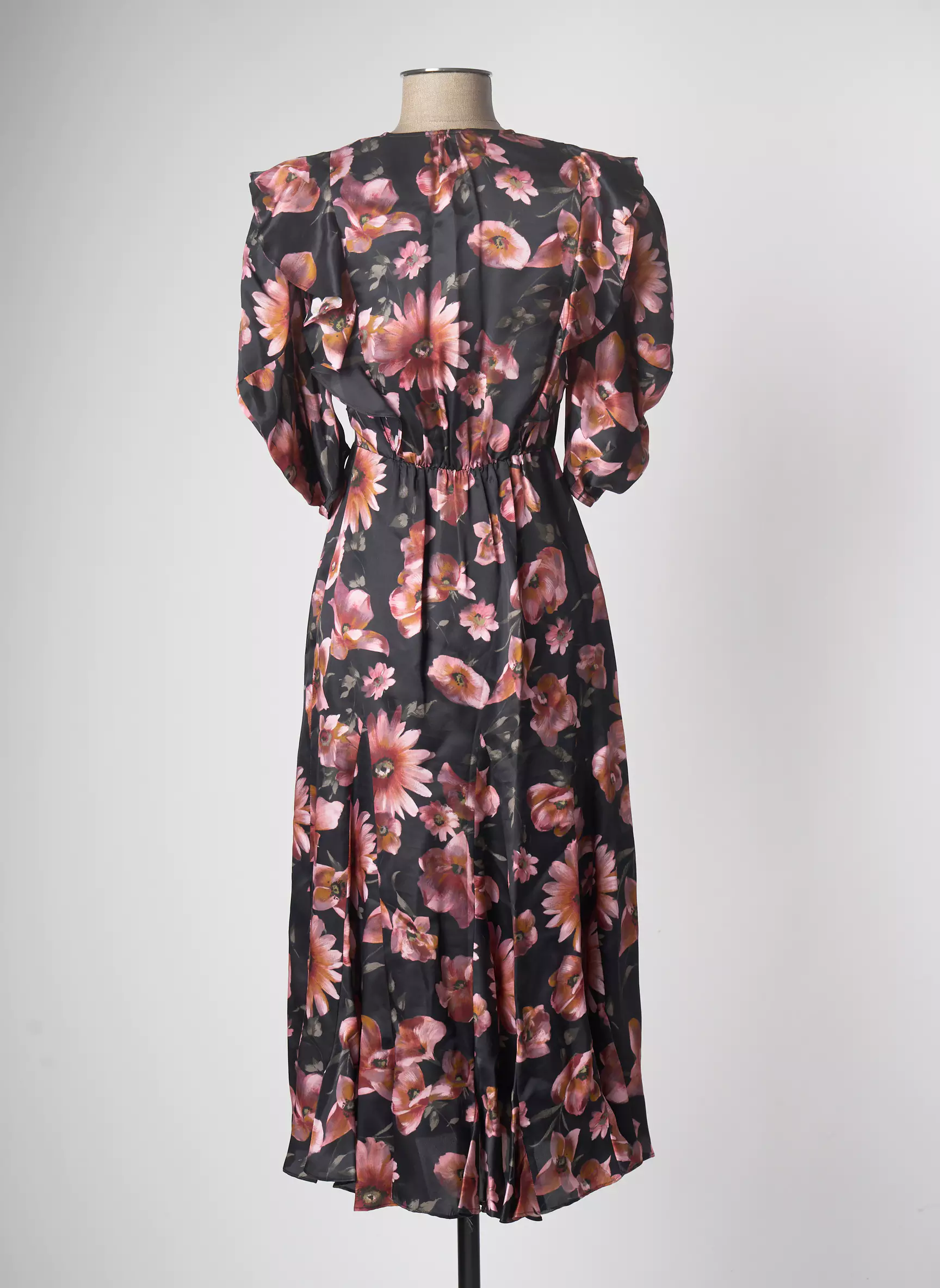 The Kooples Robes Mi Longues Femme couleur noir