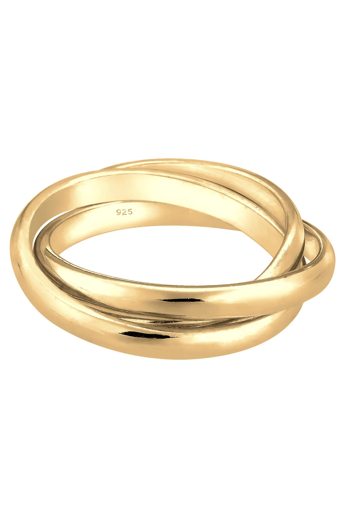 ELLI  Ring Basic Wickelring Klassisches Design 925 Silber