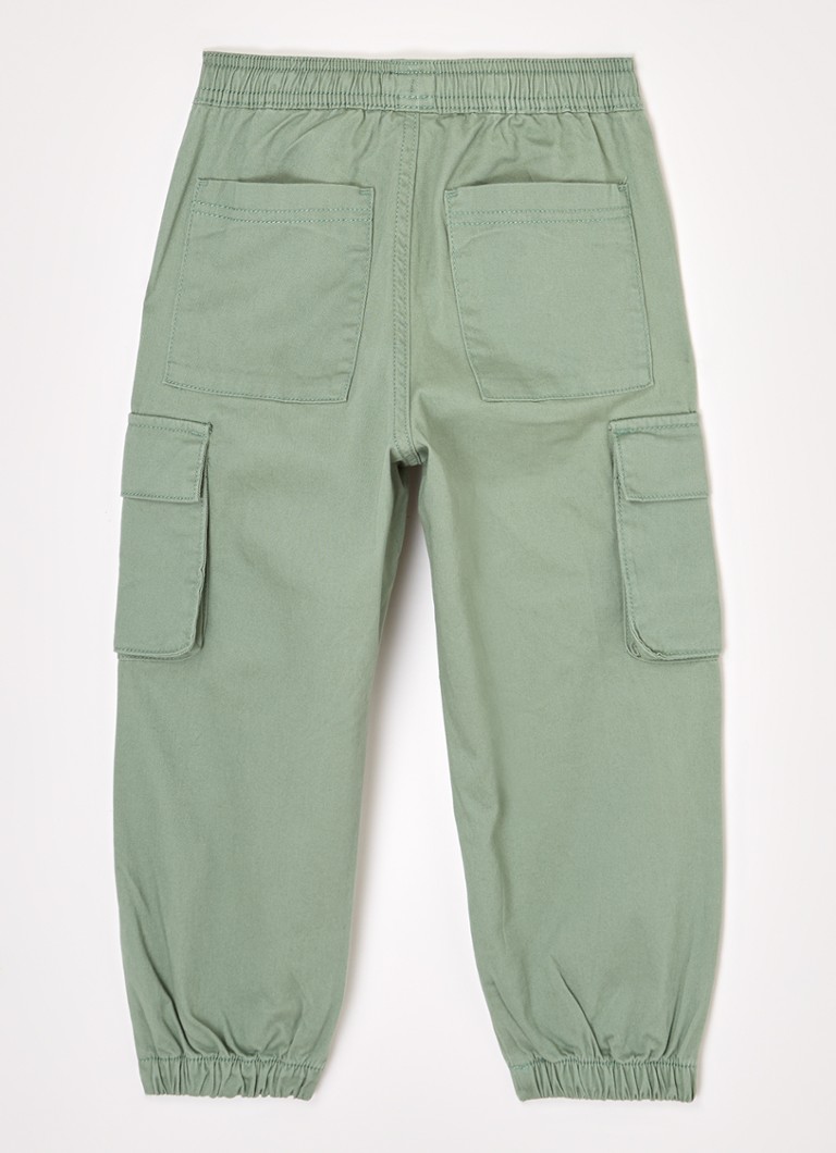 Pantaloni cargo slim fit Benetton cu buzunare aplicate