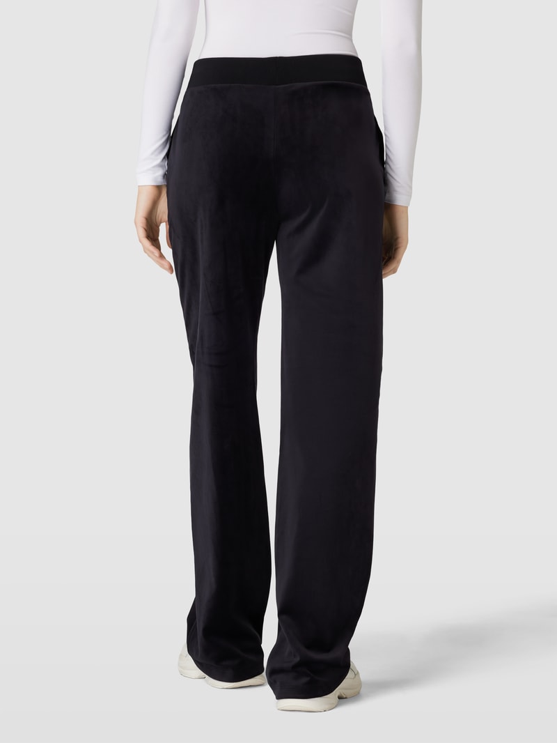 Sweatpants mit Strukturmuster Modell 'COUTURE' in black
