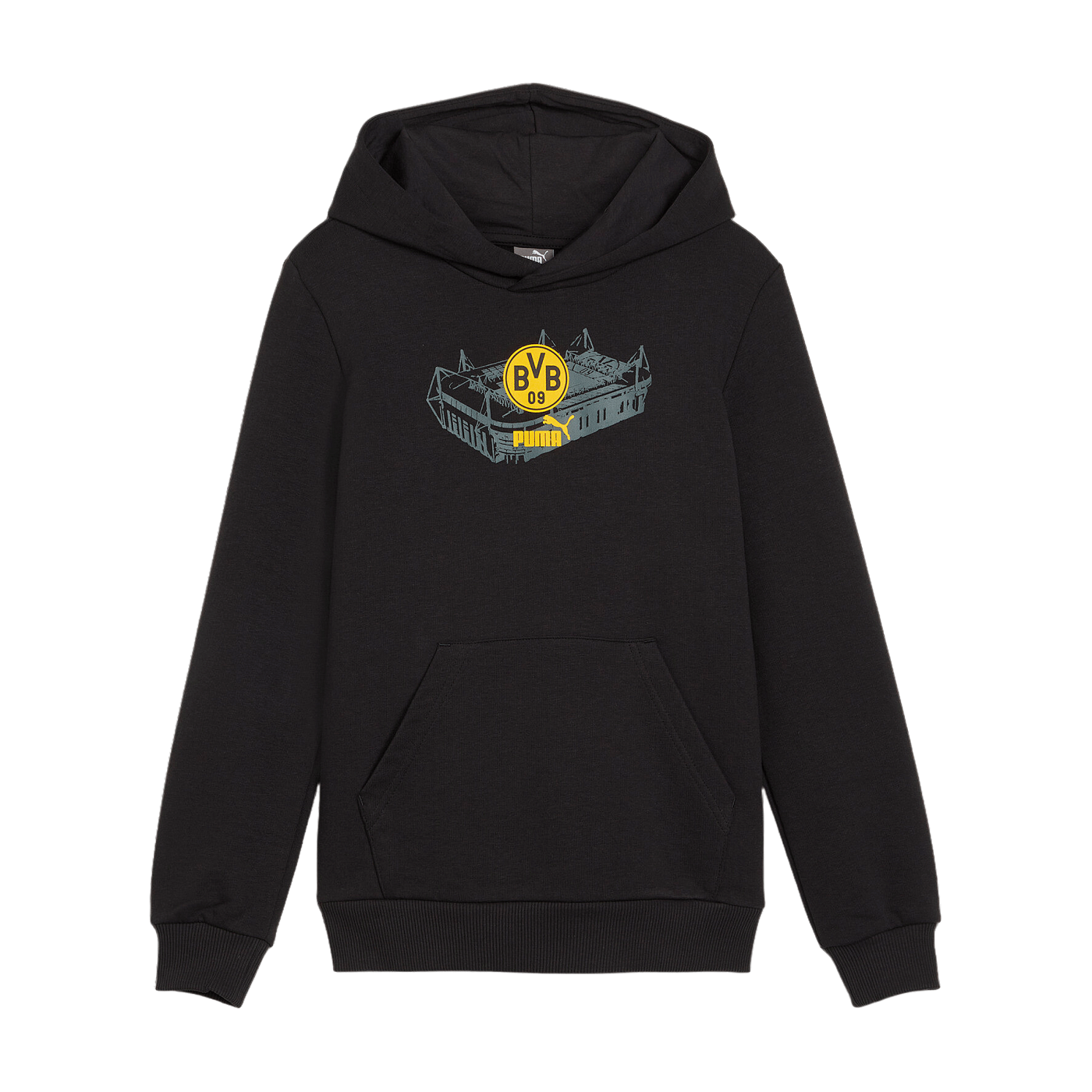 PUMA BVB Dortmund Ftbl ICONS Hoody Schwarz F03