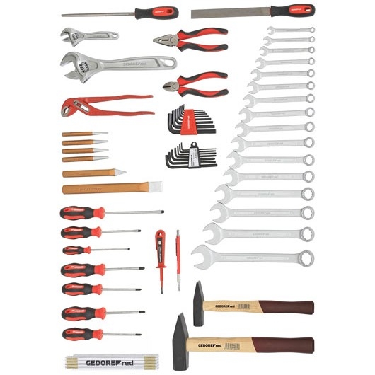 Gedore RED 3301635 R21000059 Set scule ALLROUND 59 piese incl. trusă de scule
