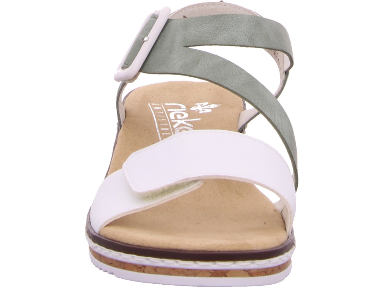 RIEKER Klassische Sandalen weiss Alabama