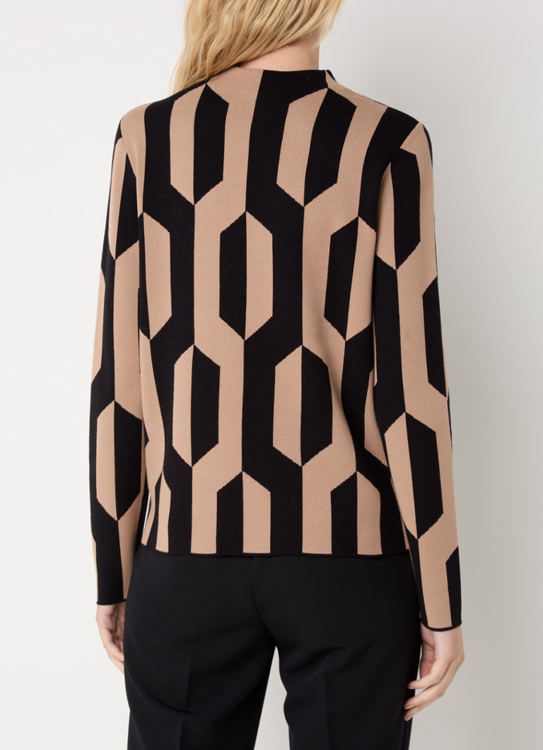 Top a maglia fine con stampa grafica di Gerry Weber