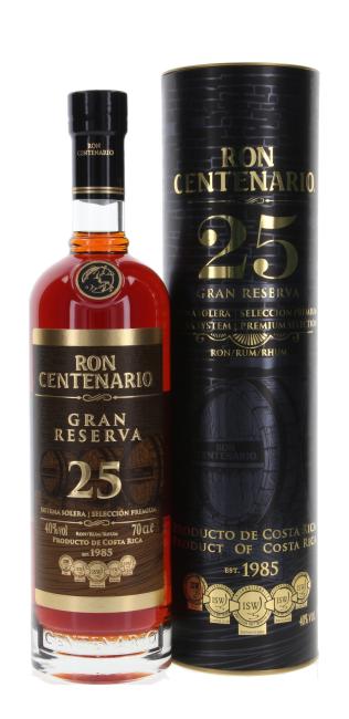 Ron Centenario Gran Reserva 25 Aniversario 0,7 l·40 % vol