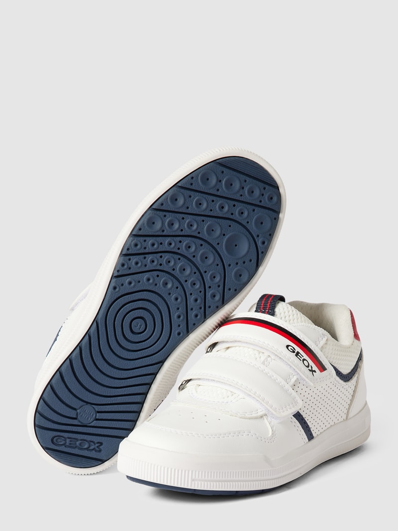 Sneaker mit Klettverschluss in weiß