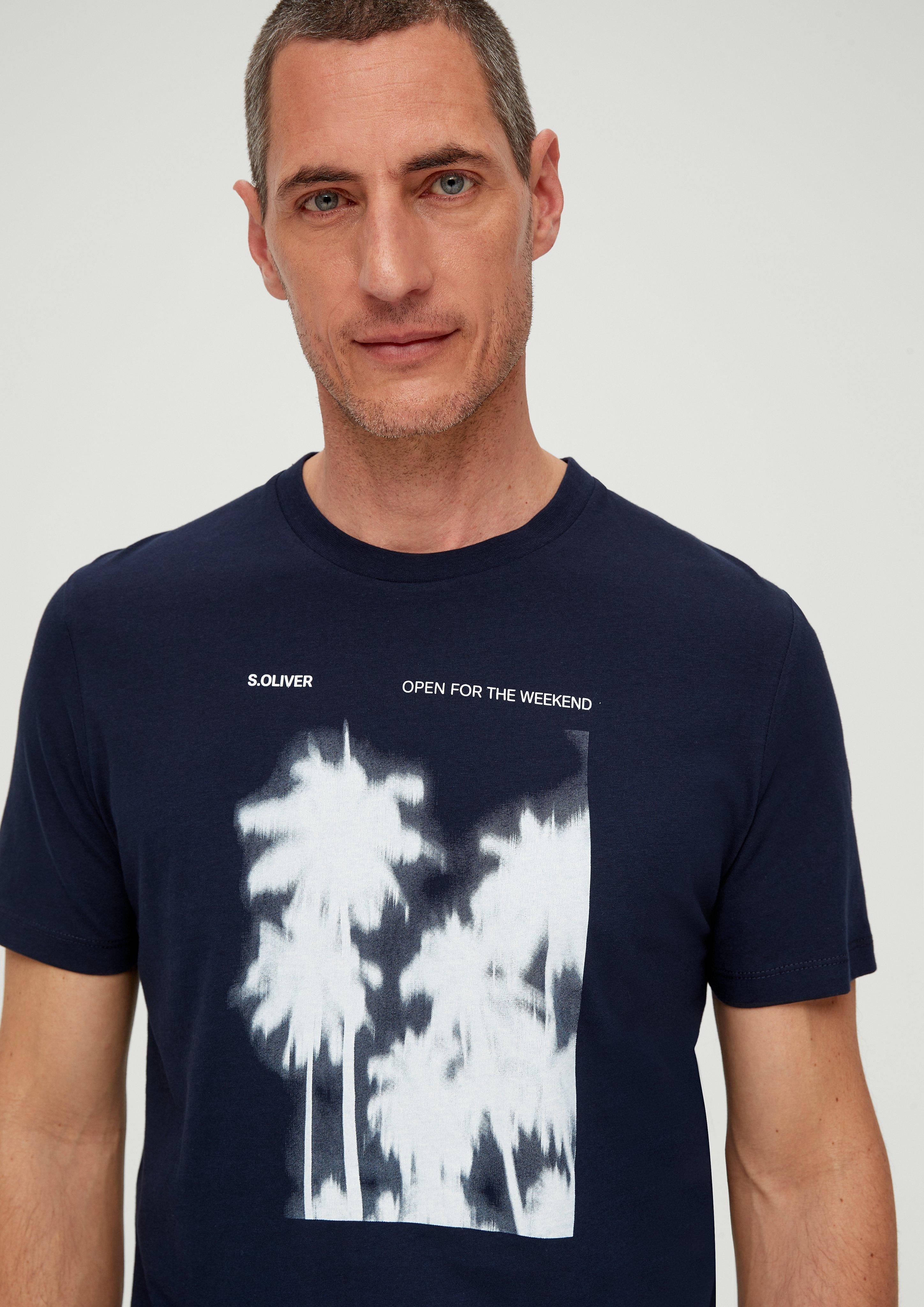 Baumwollshirt mit Frontprint  2131368-59D1