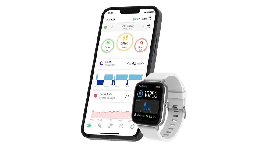 Müller Smartwatch mit Telefonfunktion MU-SWC-27B