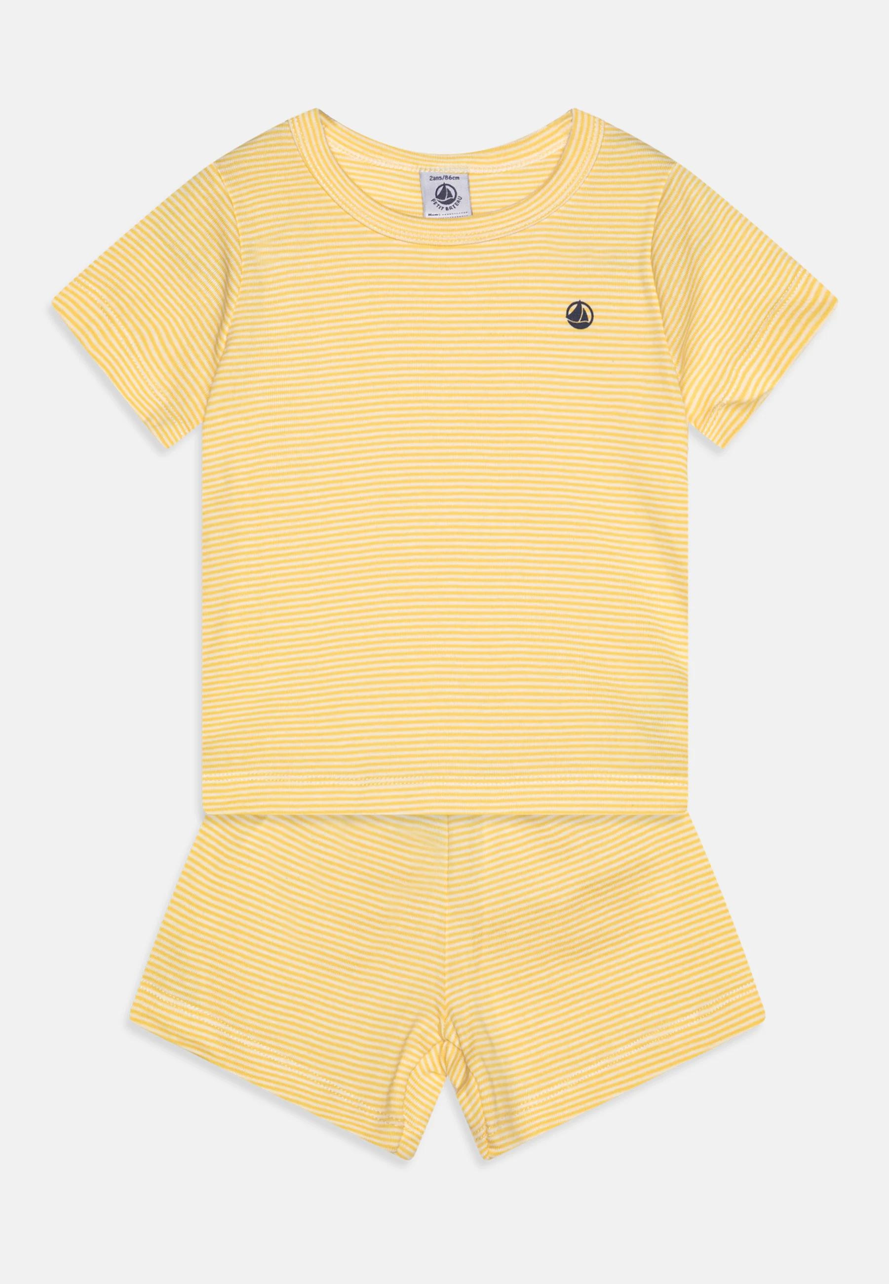 Petit Bateau KIDS PYJACOURTS LOT OUISTI UNISEX 2 PACK - Pijama