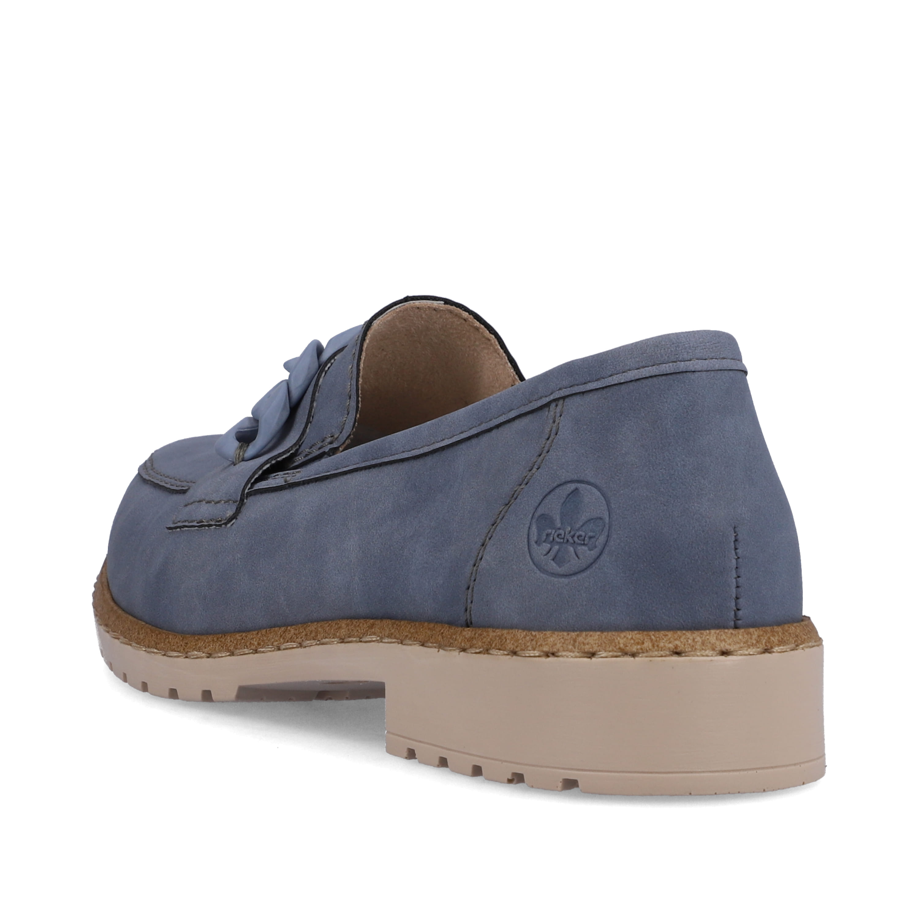 Rieker Damen Loafer himmelblau