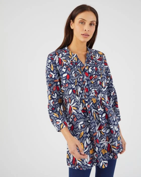 Tunique pure viscose imprimée