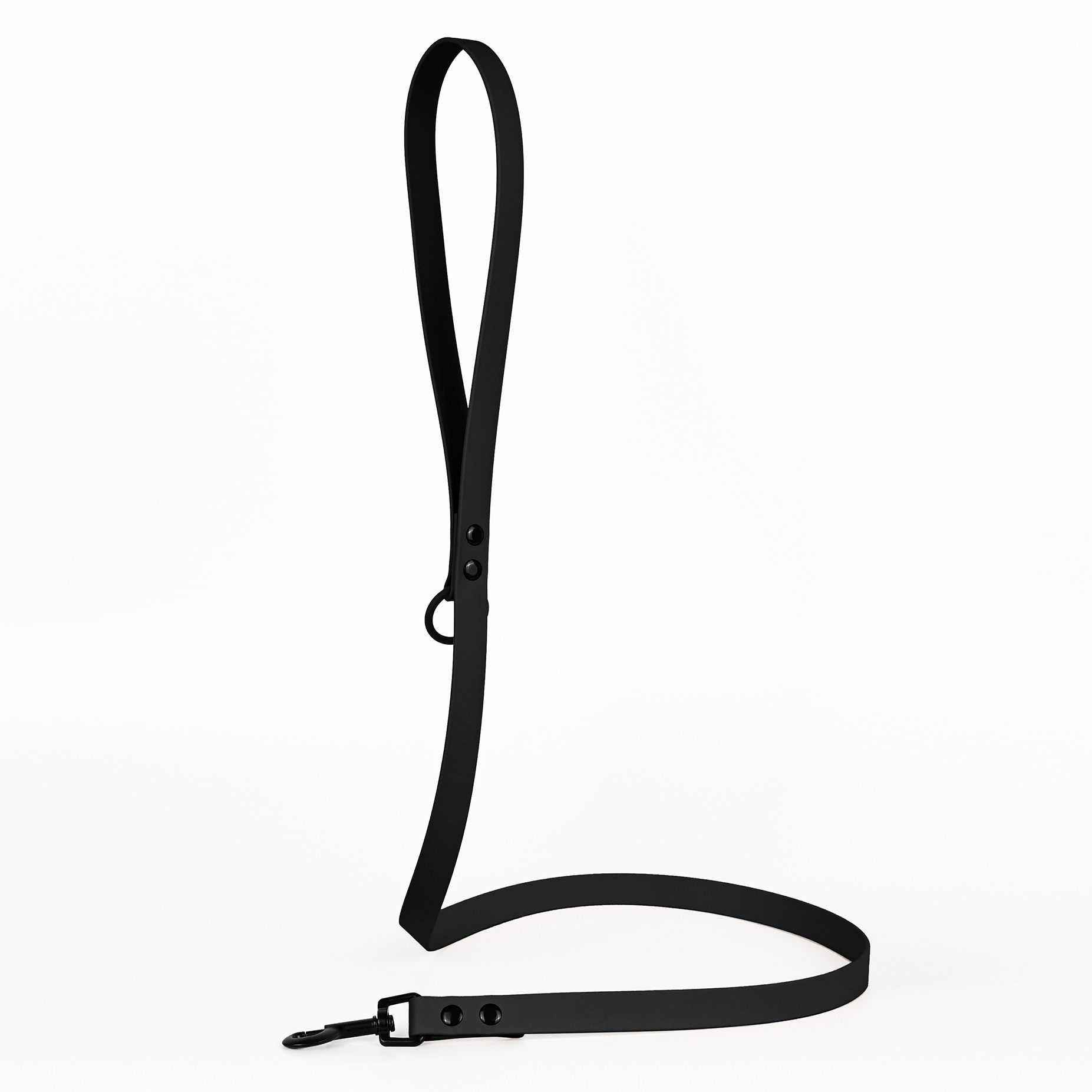 THE DOG IDEA Hundeleinen THE DOG IDEA Cityleine Biothane Khaki schwarz