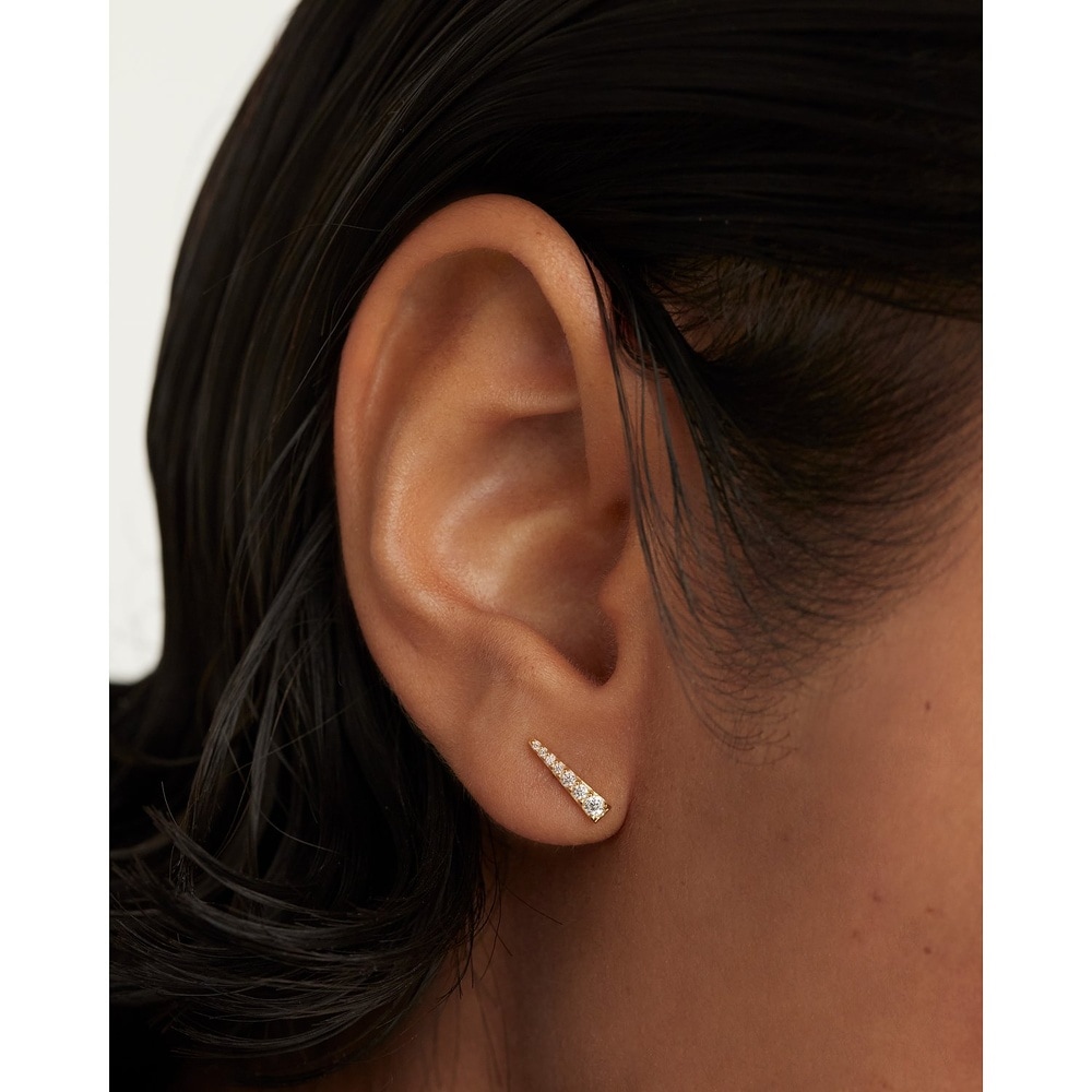 P D Paola Boucle d'oreille unique 925 Argent Boucles d'oreilles