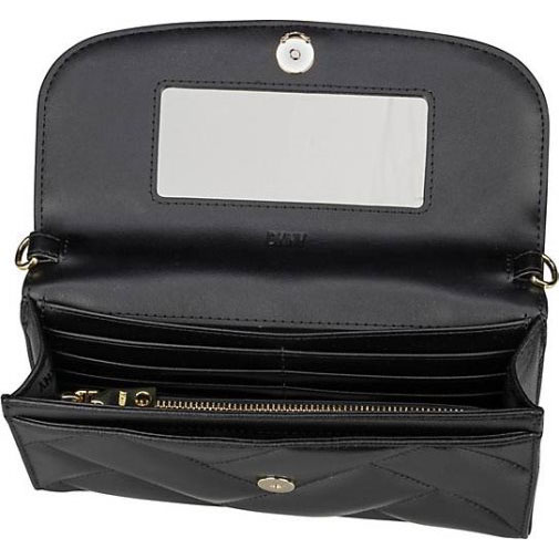 DKNY Abendtasche & Clutch Sidney Quilted Leather Wallet On Chain