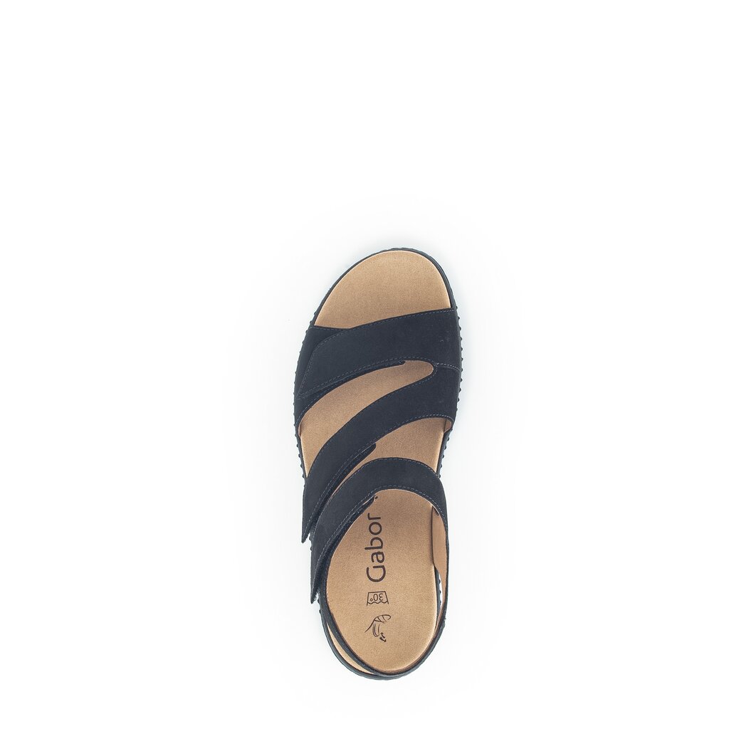 Gabor fashion Plateau Sandale schwarz