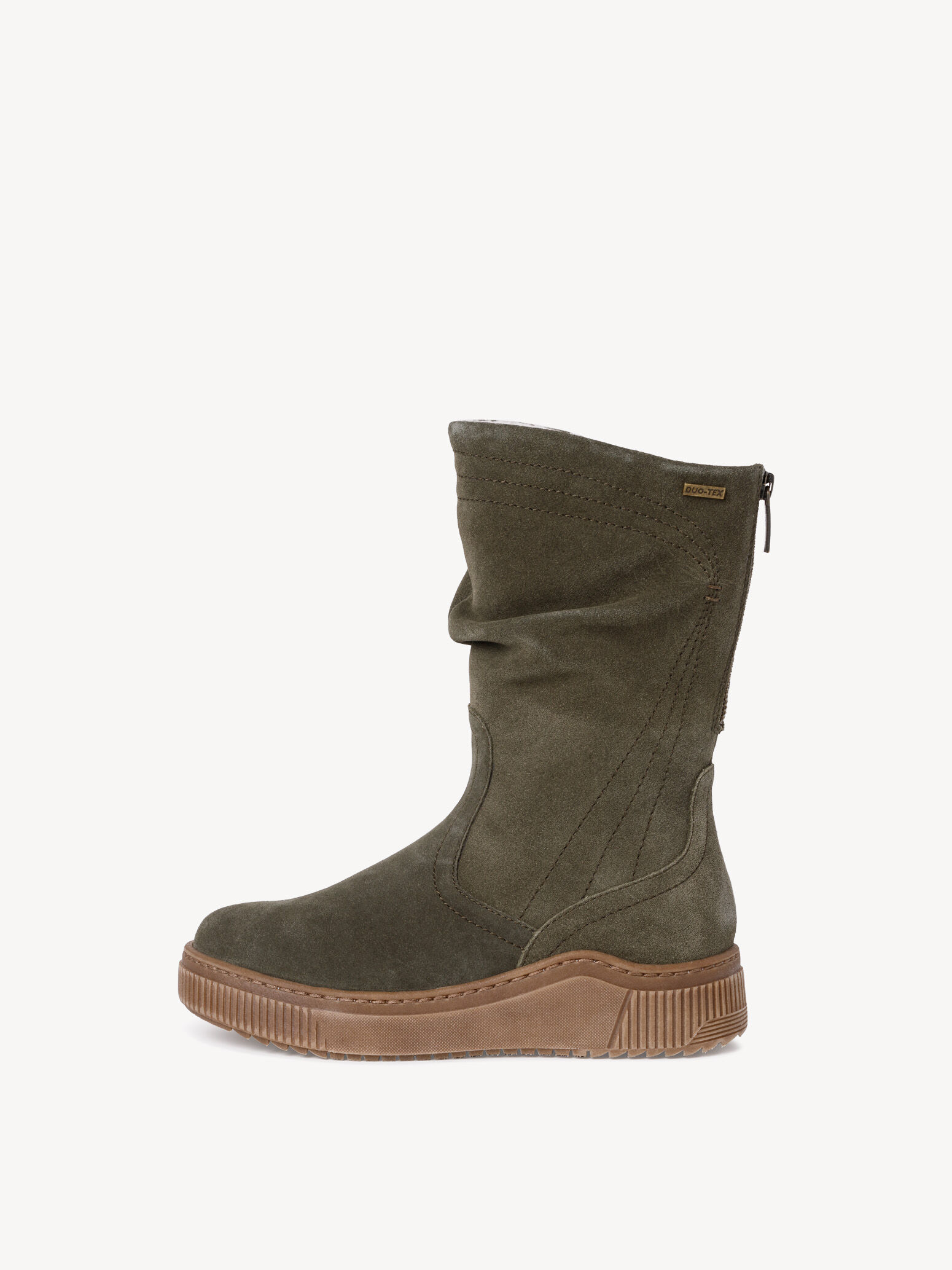 Bottine en cuir - vert