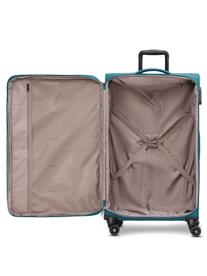 Stratic taska 4-Rollen Kofferset 3tlg. mit Dehnfalte in ocean blue günstig kaufen onesize