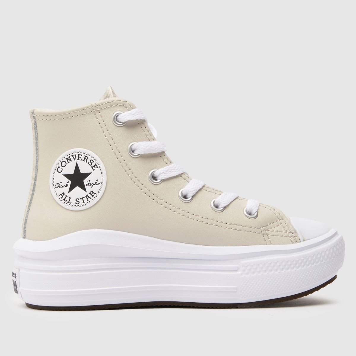 Converse bež superge All Star Move Hi za deklice Junior