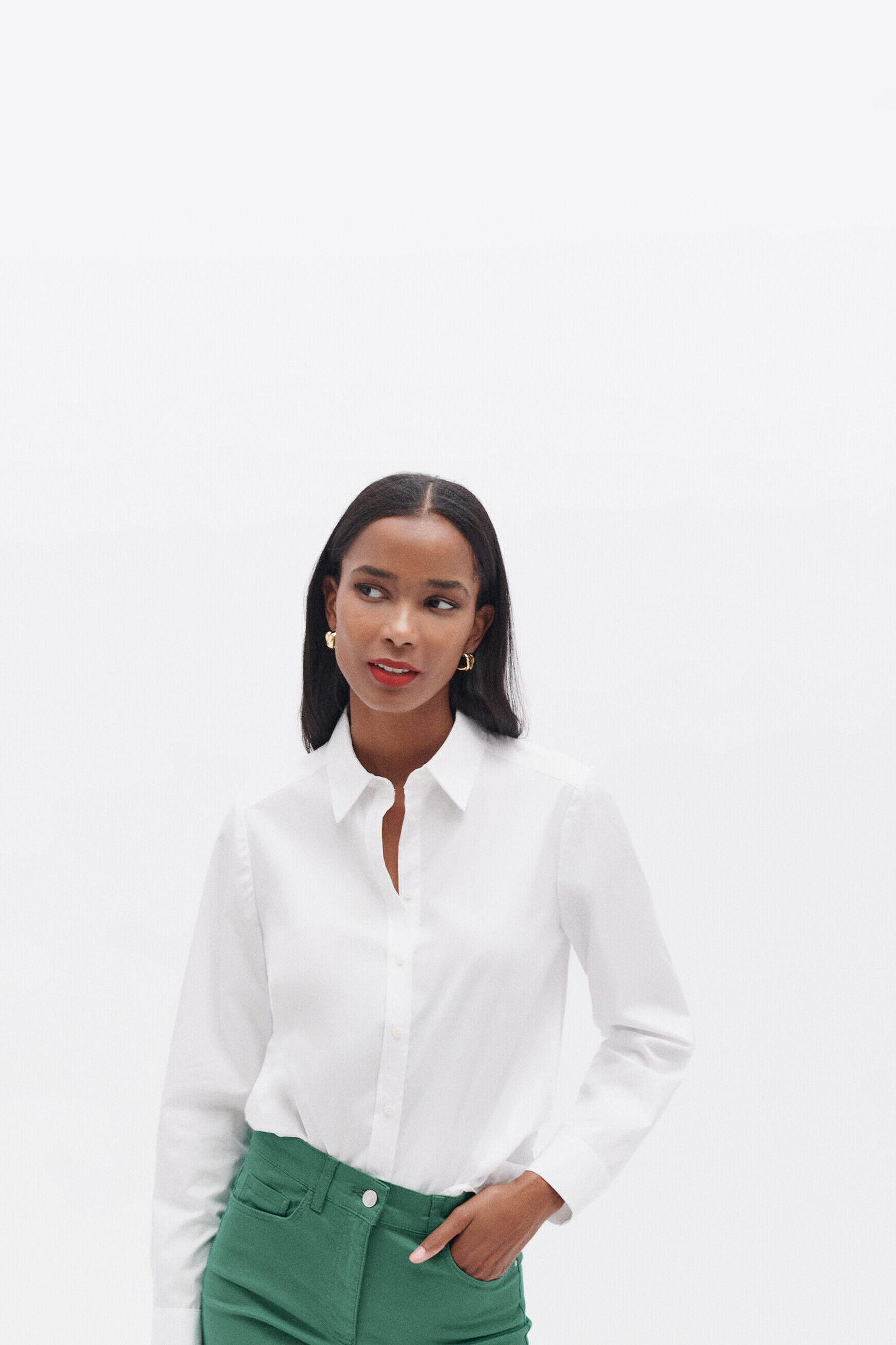 Chemise cbrenda2 blanc femme