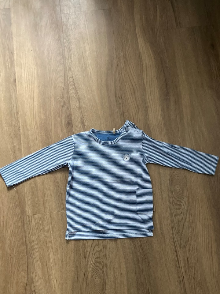 Mother Nature & Me Longsleeve in Blau/ Weiß günstig kaufen 80