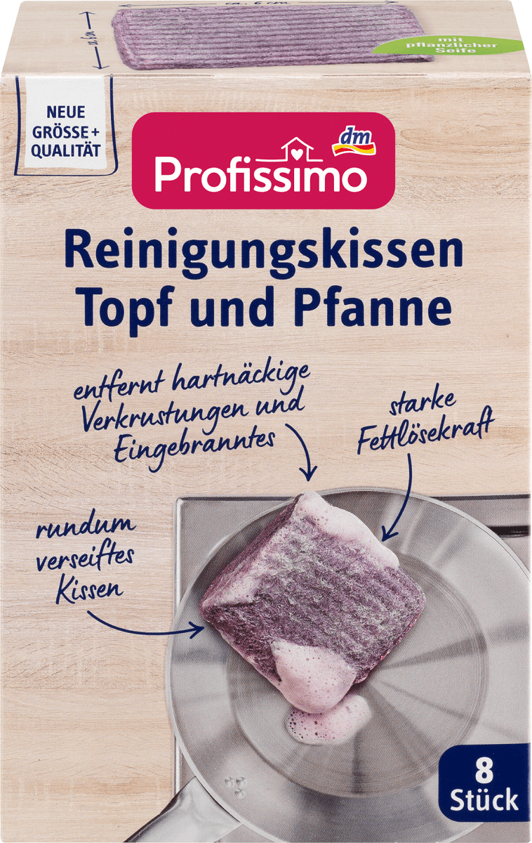 Reinigungskissen Topf und Pfanne, 8 St