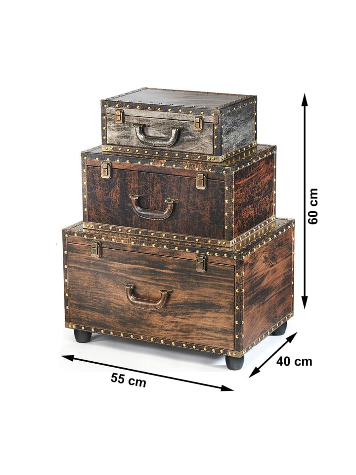 kobolo Kommode VACAYCASE in Braun günstig kaufen onesize