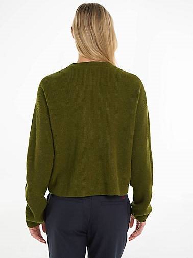 TOMMY HILFIGER Damen Cardigan mit Kaschmirwolle