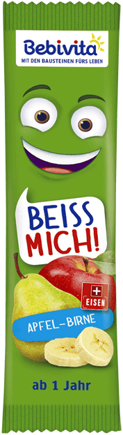 Bebivita Beiss Mich! Riegel Apfel-Birne