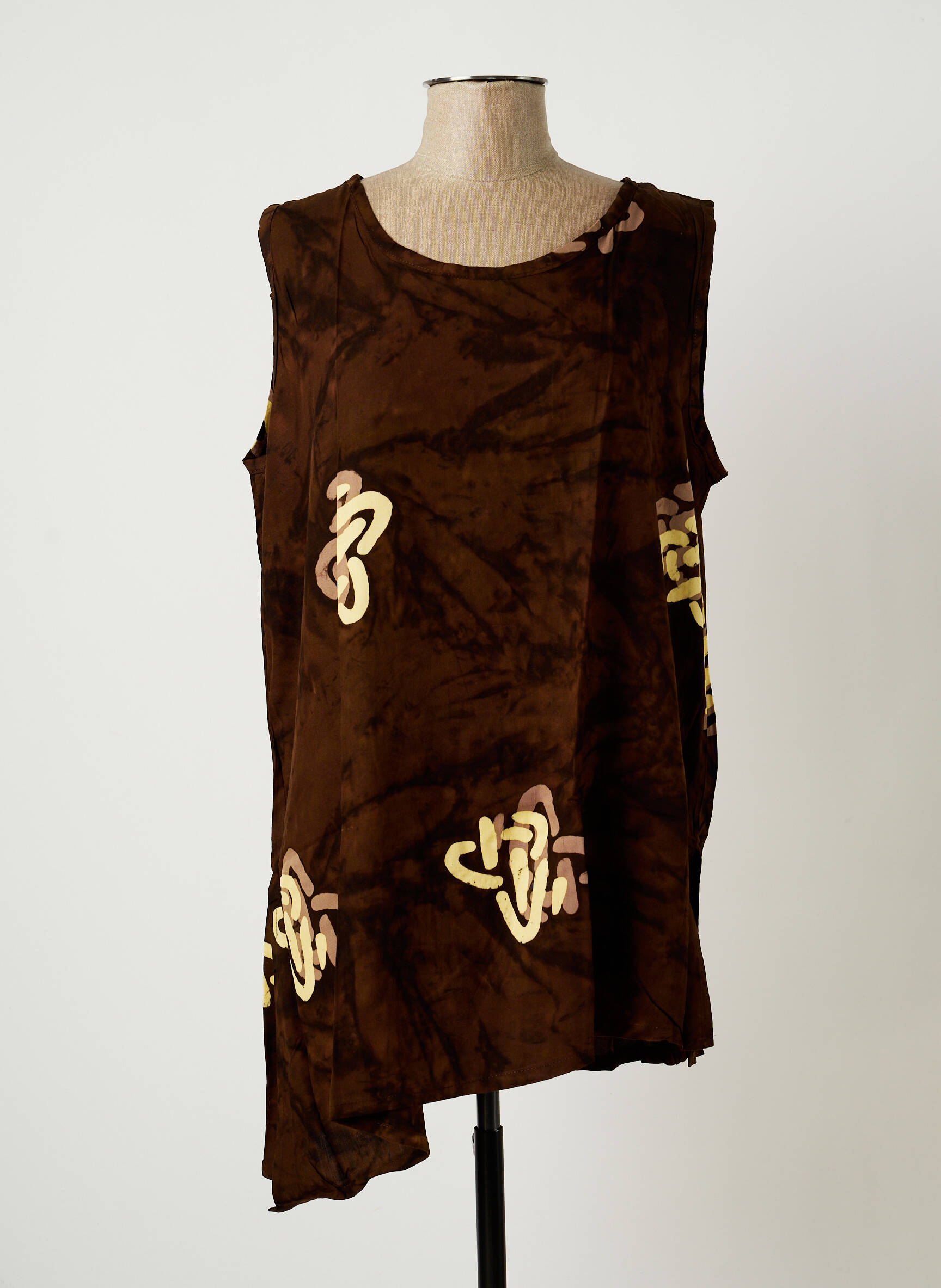 Dou Dou S Tuniquesansmanche Femme couleur marron