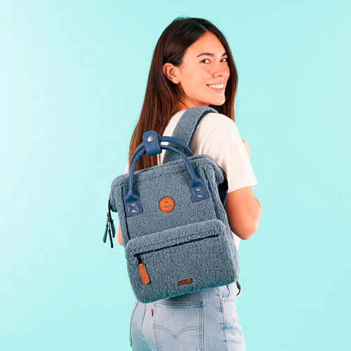 Adventurer Small Cork Backpack, Blue