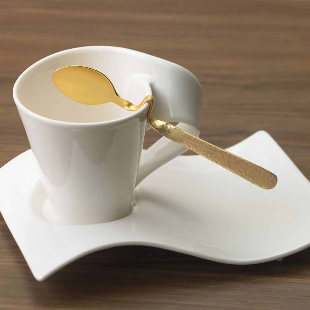 Villeroy & Boch Cuiller à moka dorée NewWave Caffè - Spoon couvert