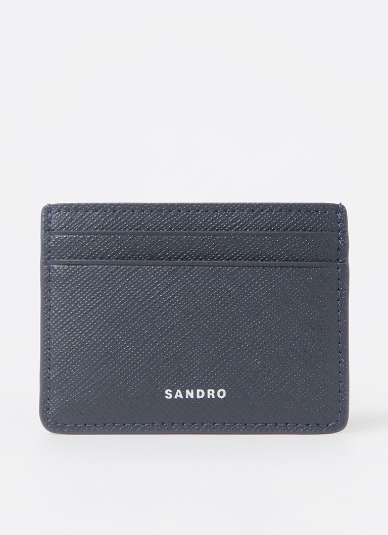 Suport card din piele Sandro