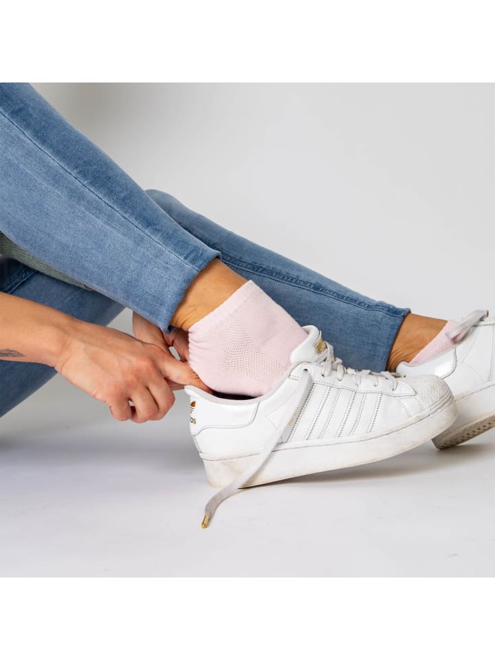 Occulto 10er Pack Sneakersocken Diana in Schwarz-Weiß-Grau günstig kaufen