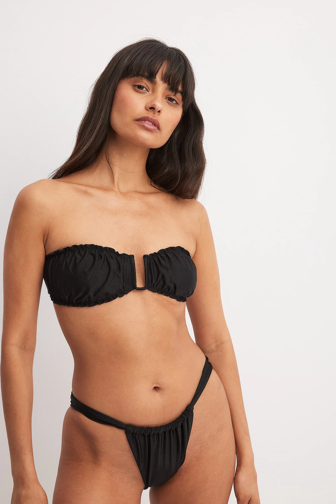 Geraffte Bikinihose