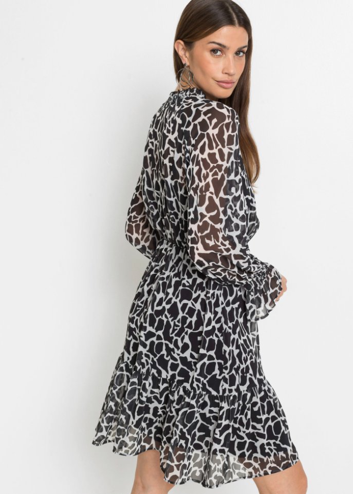 Kleid aus Chiffon mit Unterkleid, Petite