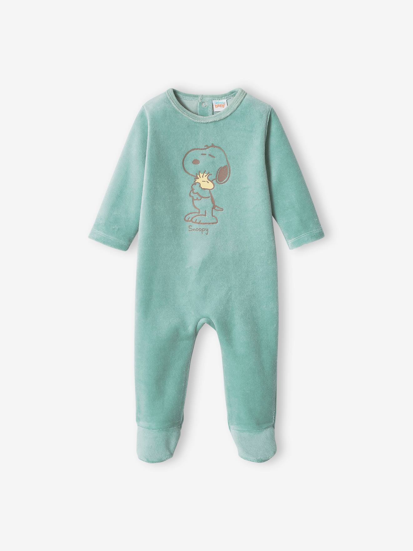 Pyjama bébé garçon Snoopy Peanuts® vert sauge