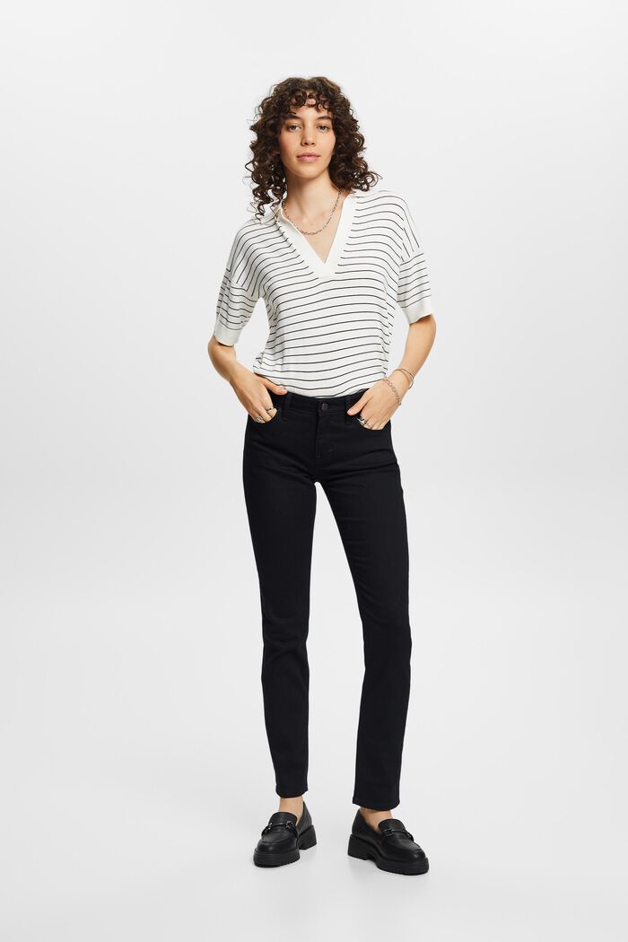 Mid-Rise-Stretchjeans in schmaler Passform
