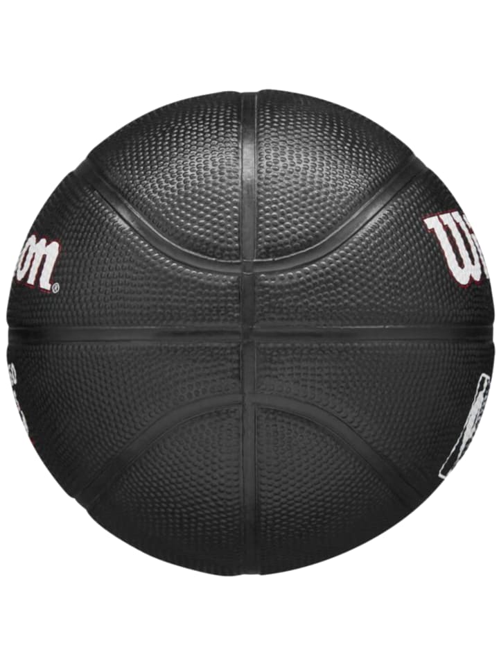 Wilson Wilson Team Tribute Chicago Bulls Mini Ball in Schwarz günstig kaufen 3