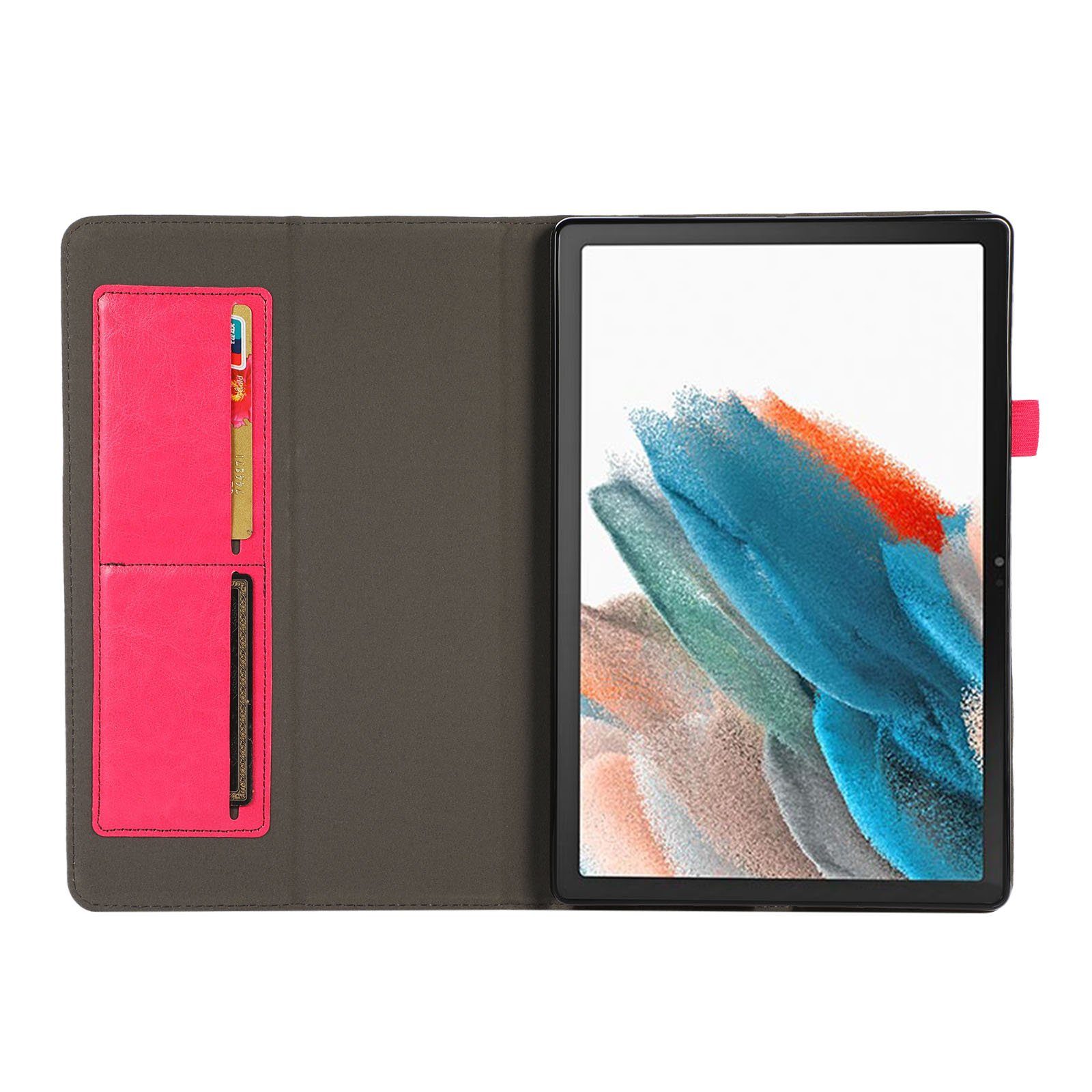 Lobwerk Tablet-Hülle Schutzhülle für Samsung Galaxy Tab A8 SM-X200 X205, Wake & Sleep Funktion, Sturzdämpfung, Aufstellfunktion