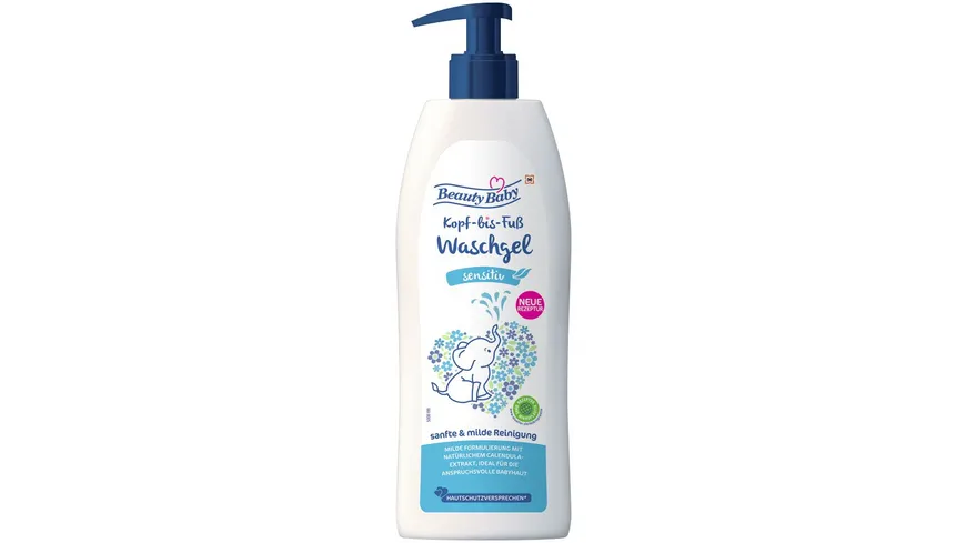 Beauty Baby sensitiv Kopf-bis-Fuß Waschgel 500 ml