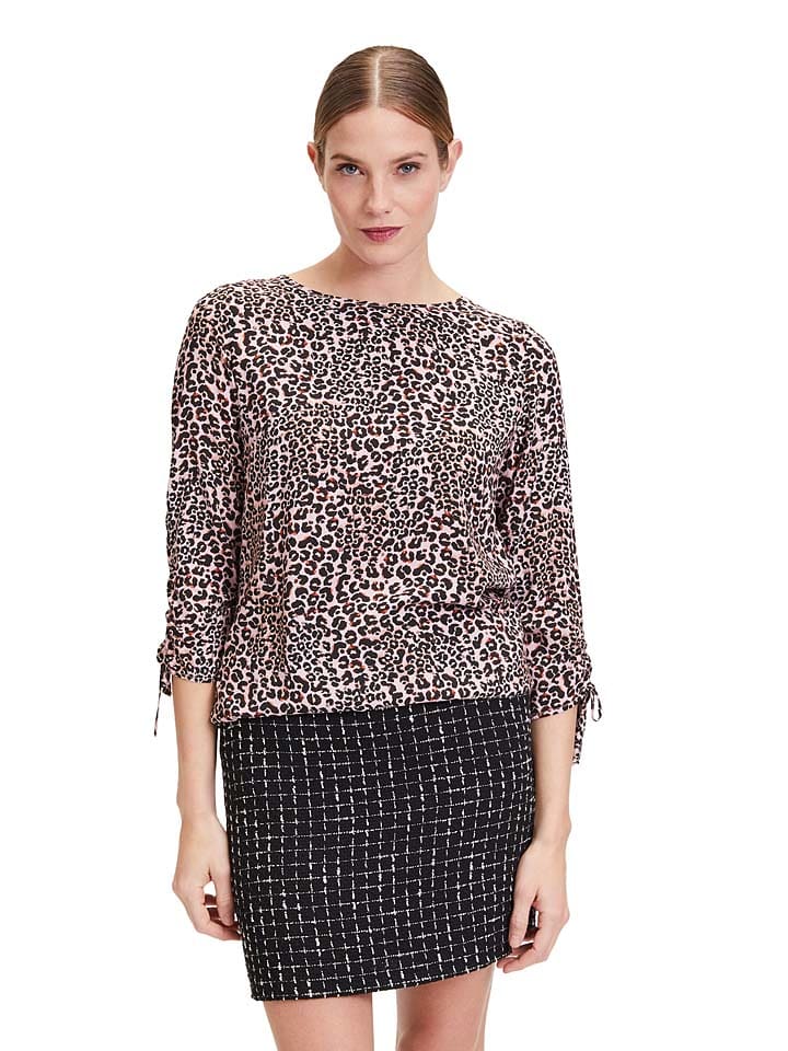 CARTOON Bluse in Schwarz/ Beige günstig kaufen